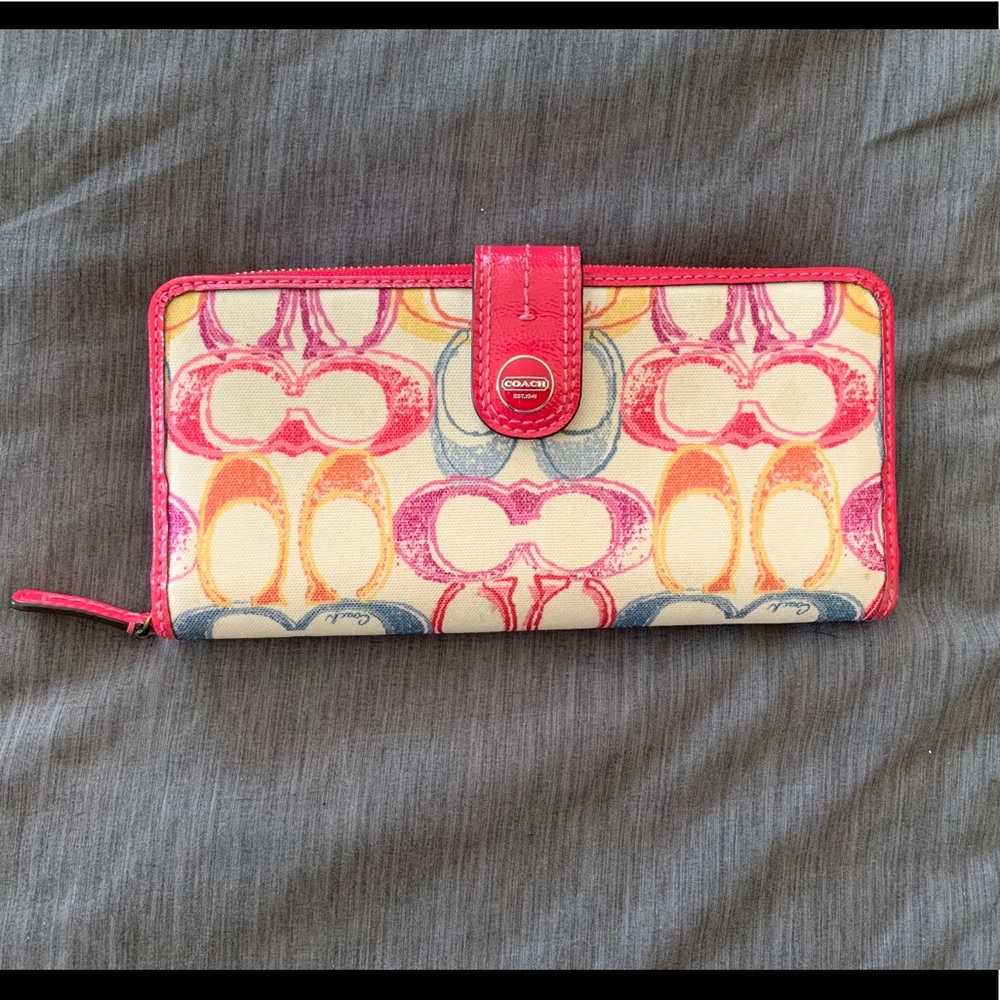 Coach Multi Color Wallet